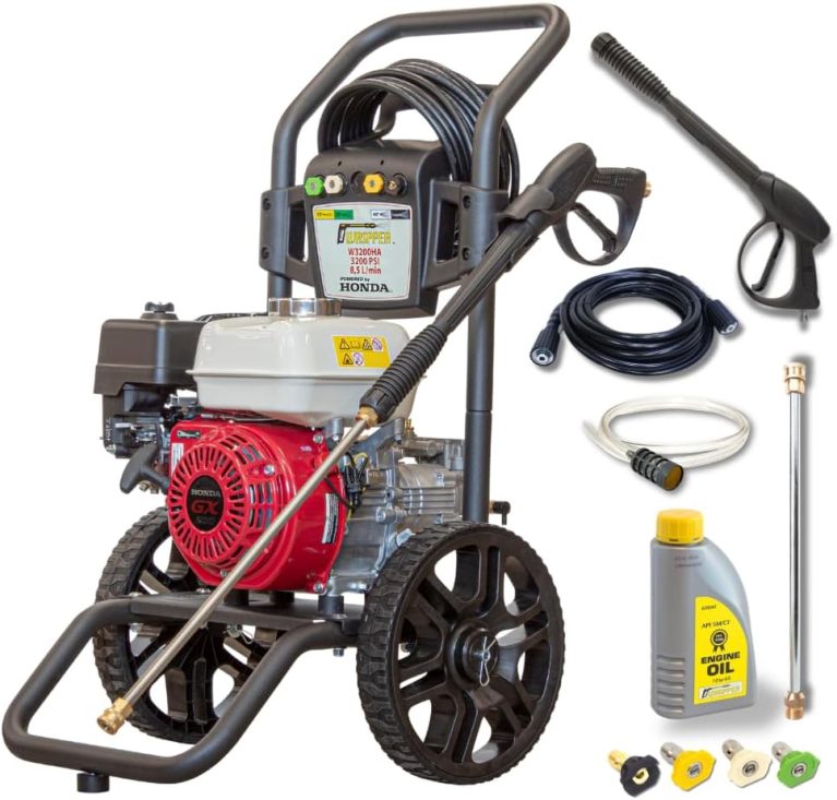 Nettoyeur Haute Pression Thermique WASPPER W3200HA, 220 Bar / 3200 PSI, Moteur Honda GX200